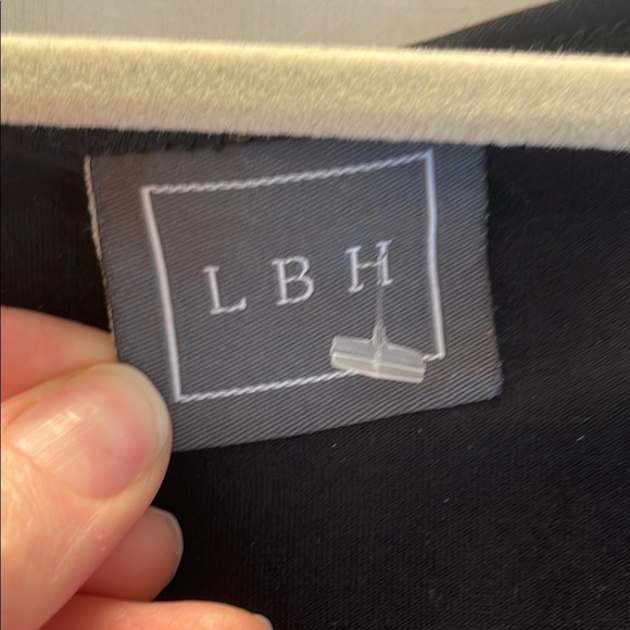 Dark Navy Blue Fitted Blouse with 3/4 Sleeves stretchy soft fabric - Picture 2 of 5